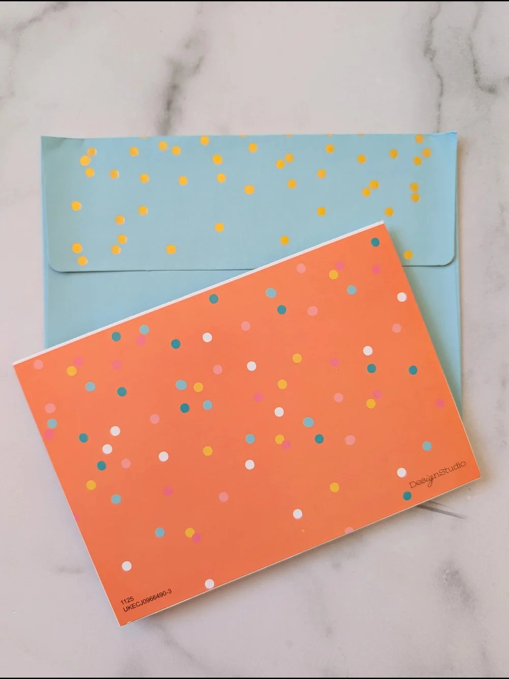 Celebrate Pop-Up Confetti Card in Pastel Pink, Coral, Yellow & Teal